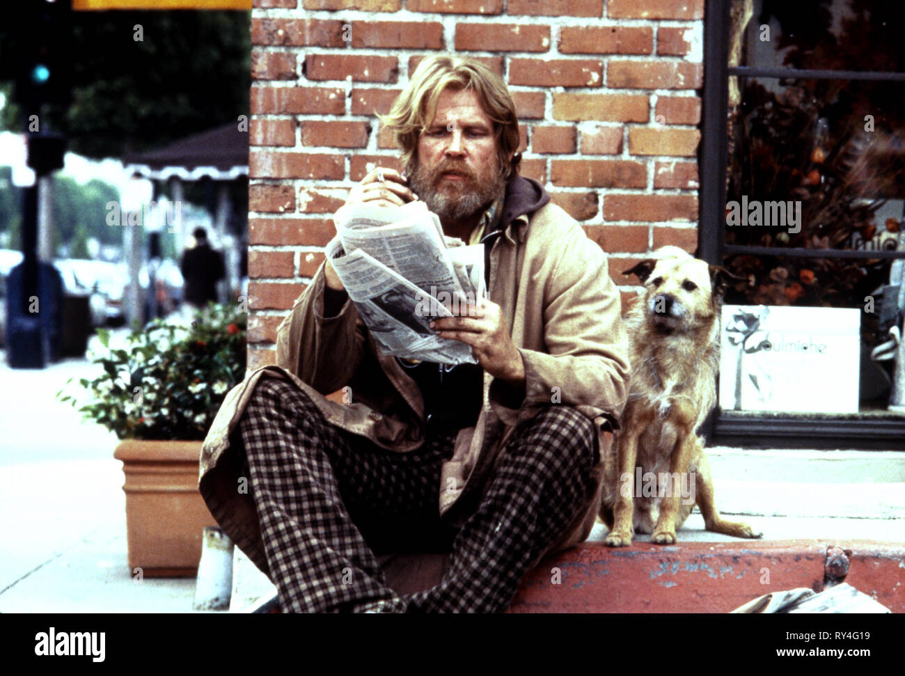 NOLTE,DOG, DOWN AND OUT IN BEVERLY HILLS, 1986 Stock Photo