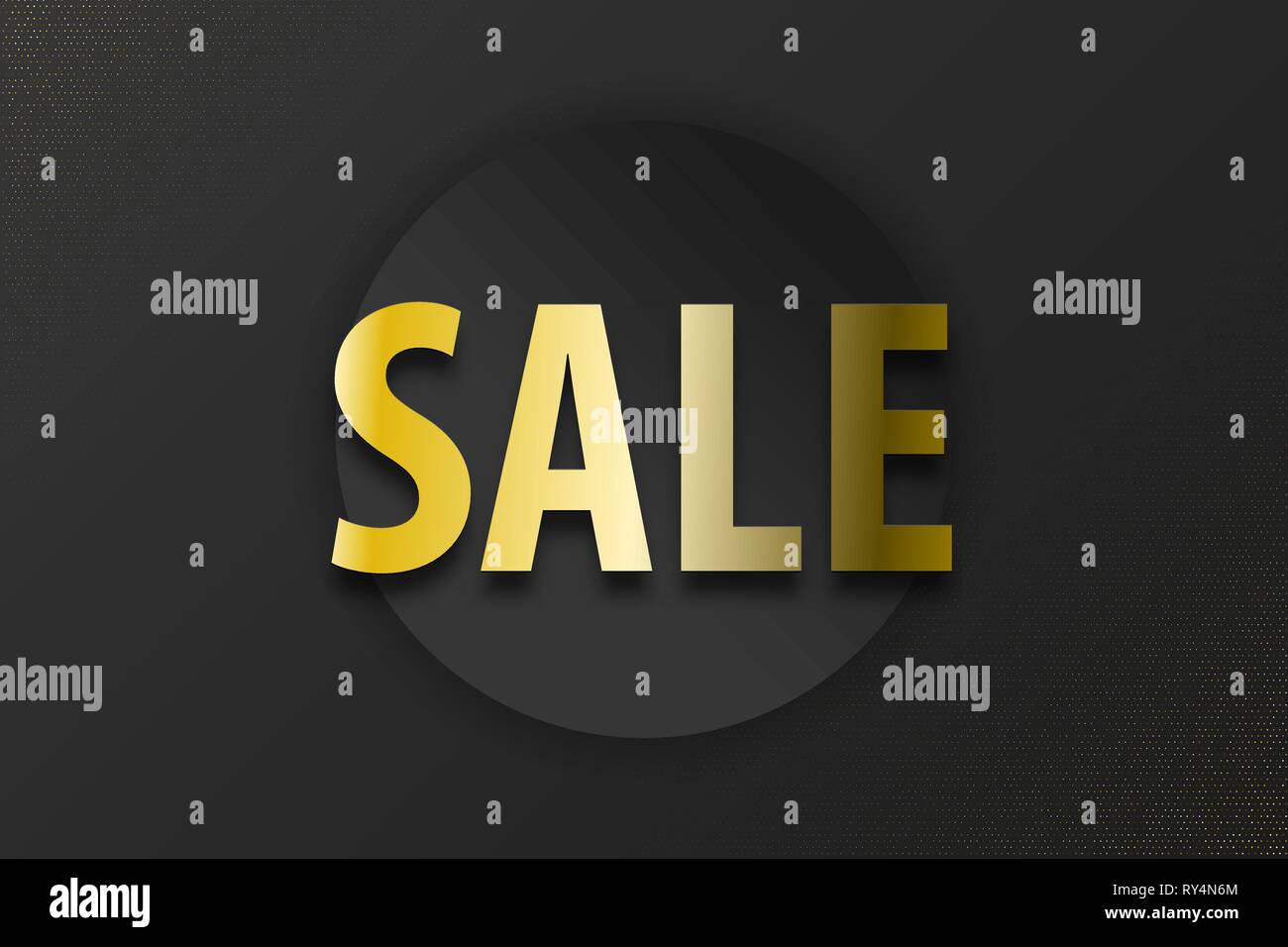 Paper cut black friday 3d web backdrop Stock Vector