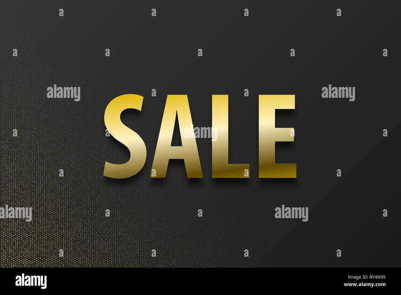 Paper cut black friday 3d web backdrop Stock Vector