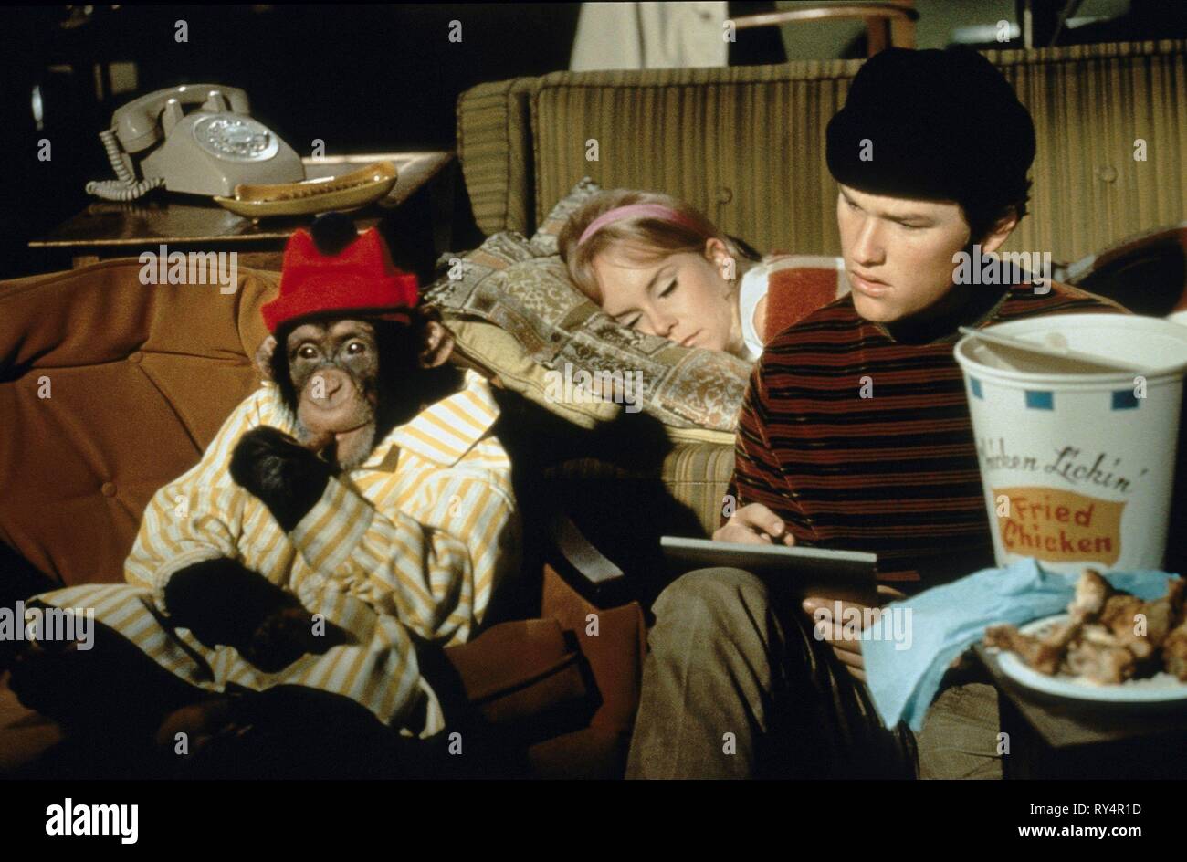 NORTH,RUSSELL,CHIMP, THE BAREFOOT EXECUTIVE, 1971 Stock Photo