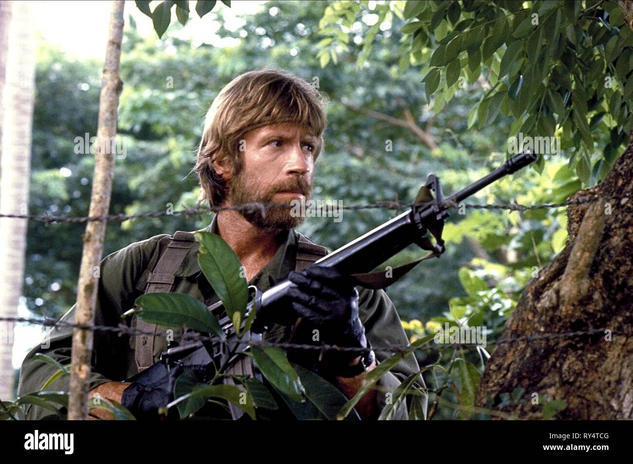 CHUCK NORRIS, MISSING IN ACTION, 1984 Stock Photo