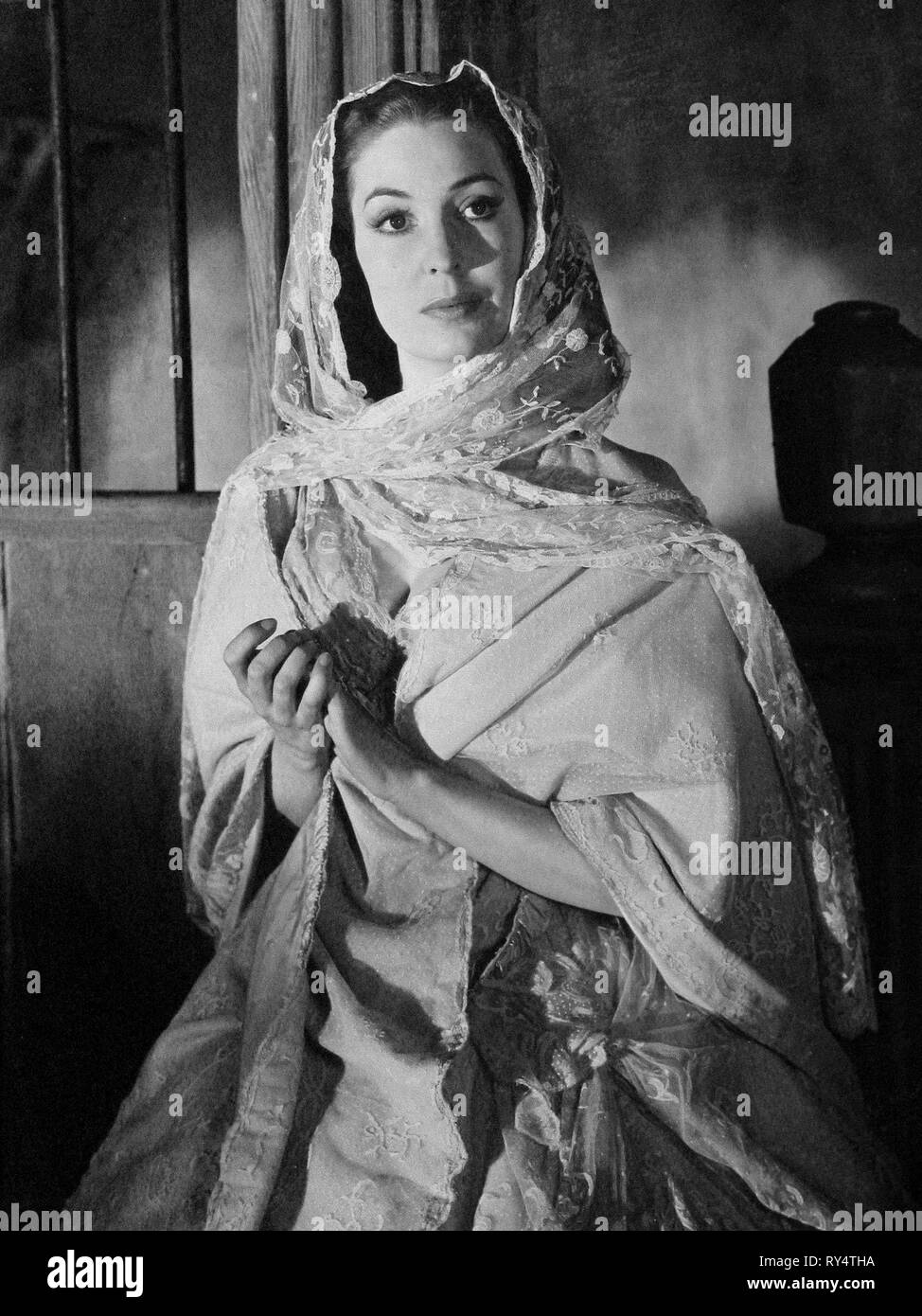 VALERIE HOBSON, BLANCHE FURY, 1948 Stock Photo