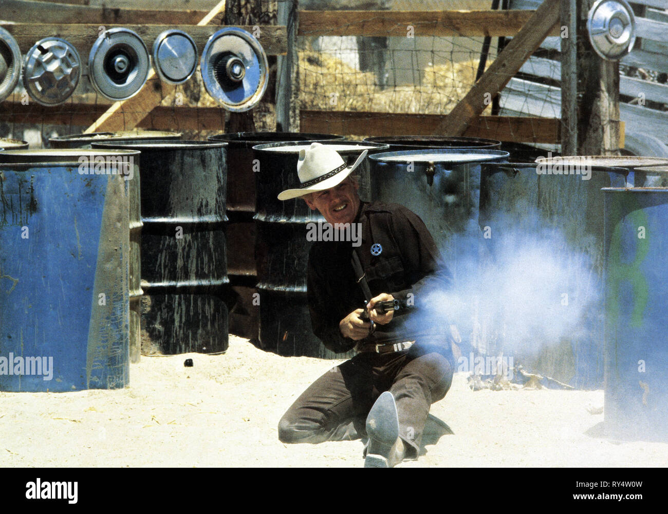 NICK NOLTE, EXTREME PREJUDICE, 1987 Stock Photo