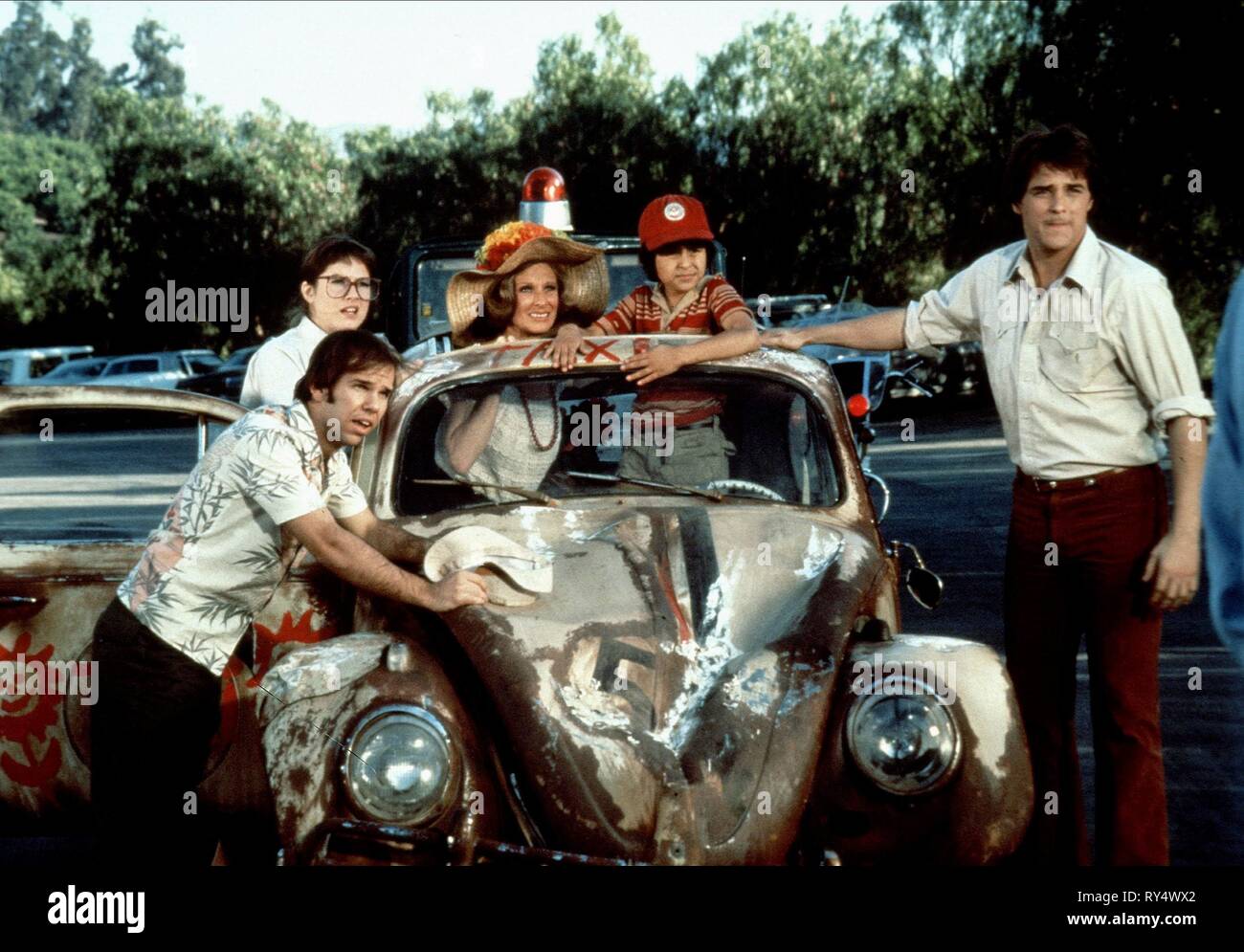 SMITH,DAVALOS,LEACHMAN,III,BURNS, HERBIE GOES BANANAS, 1980 Stock Photo
