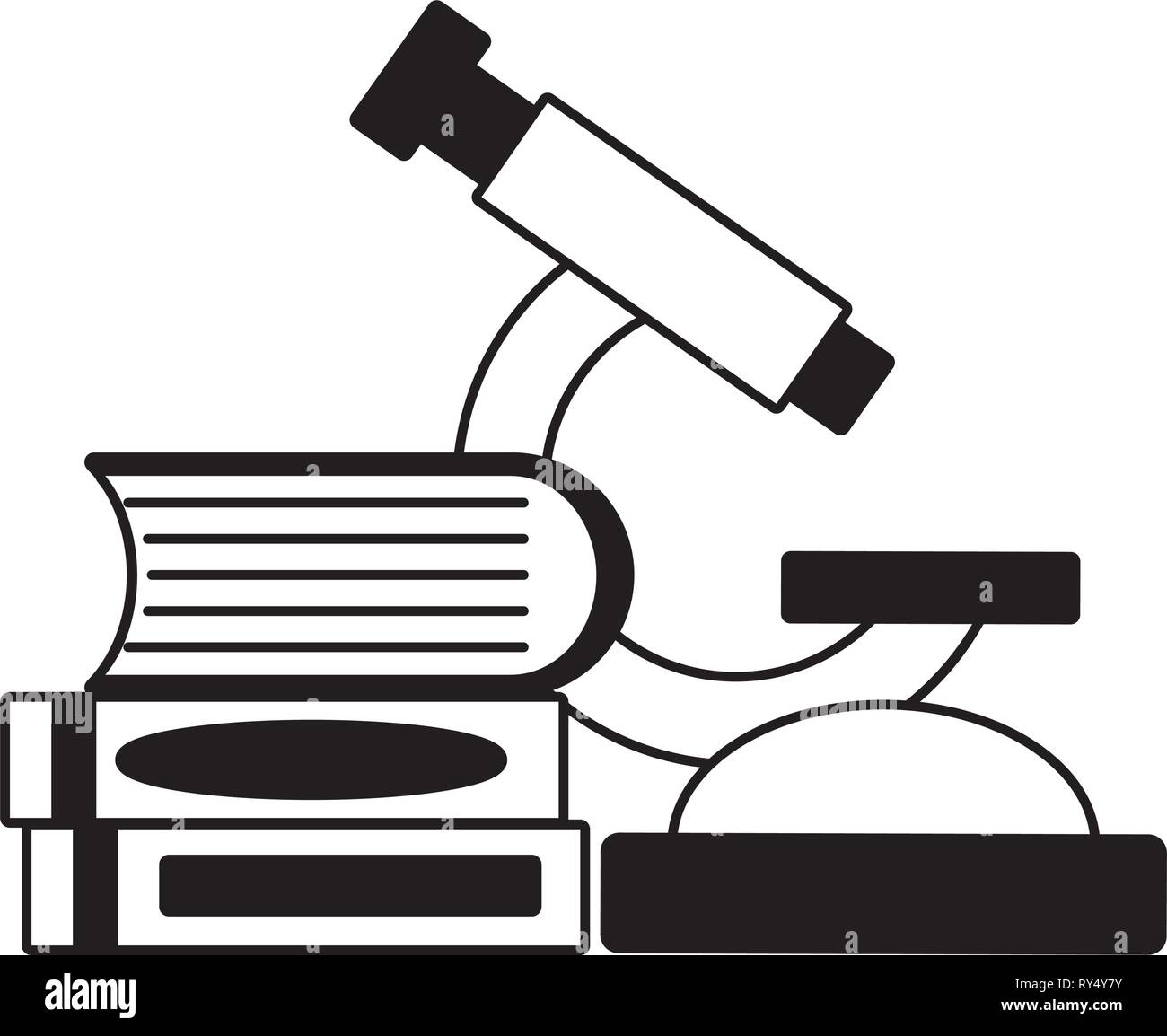 microscope books laboratory science Stock Vector Image & Art - Alamy