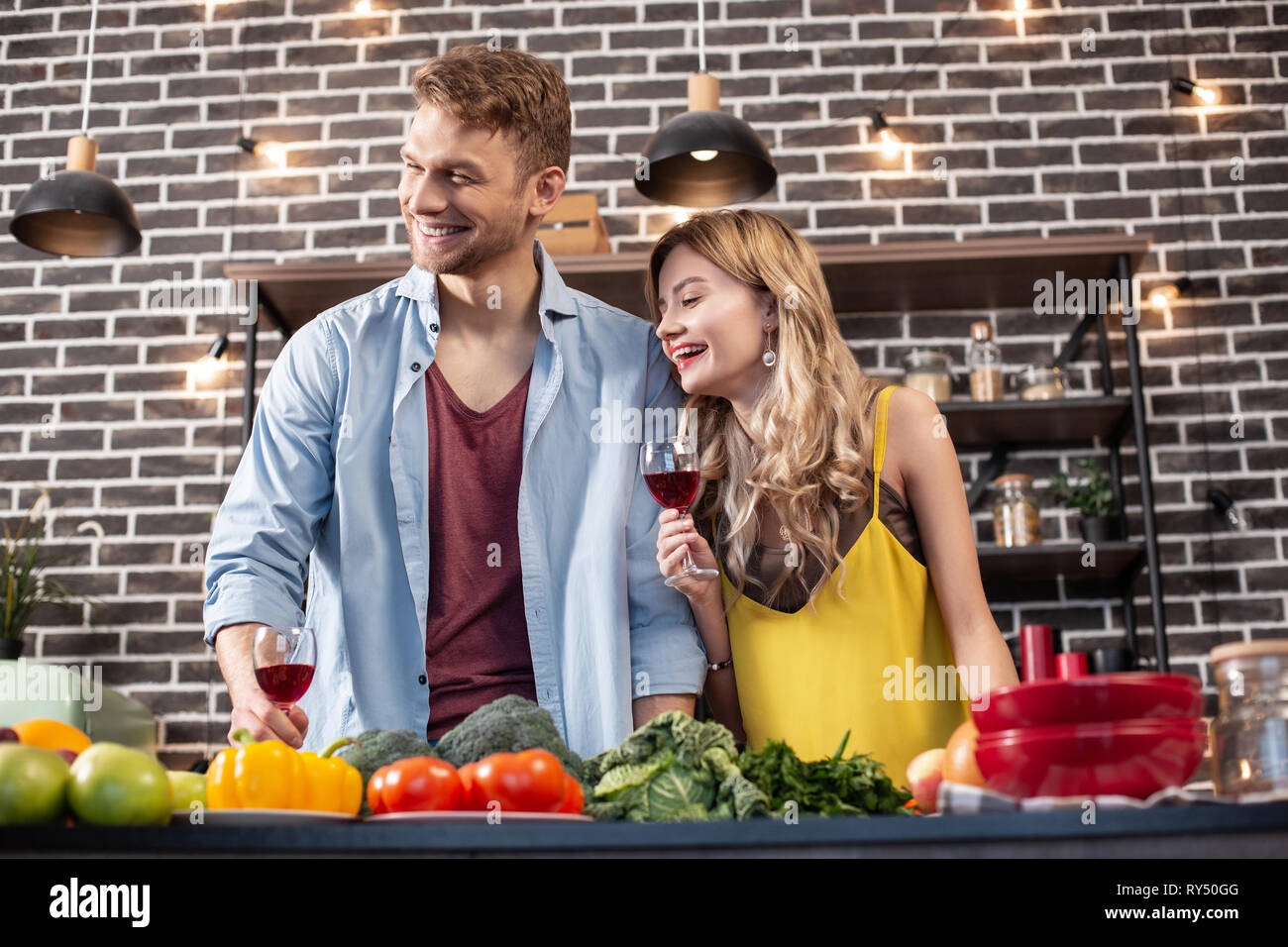 Bearded man laughing happy hi-res stock photography and images - Alamy