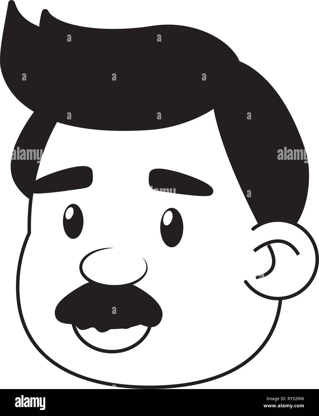 old man face Stock Vector Image & Art - Alamy