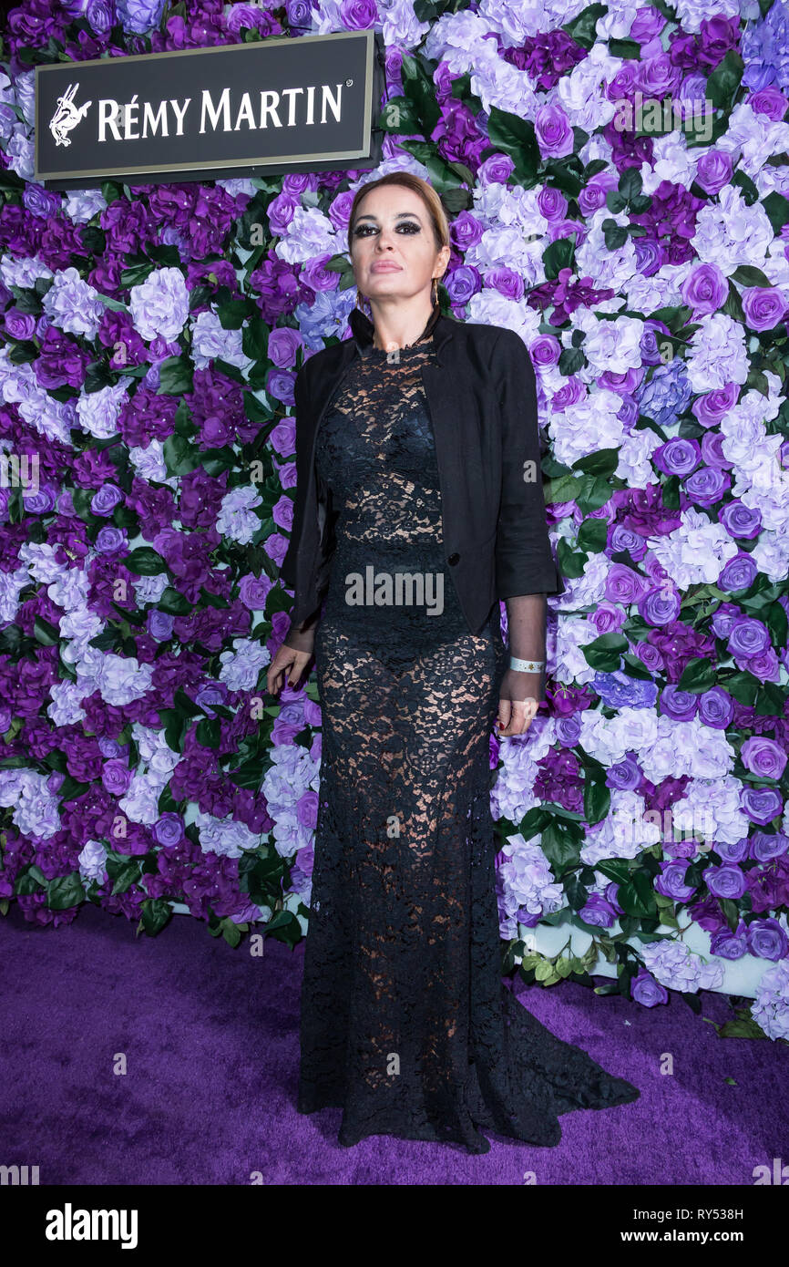 Los Angeles, USA. 24th February 2019. Kierston Wareing arrives at The Griot Gala Oscars After Party 2019 at The District by Hannah An. Stock Photo