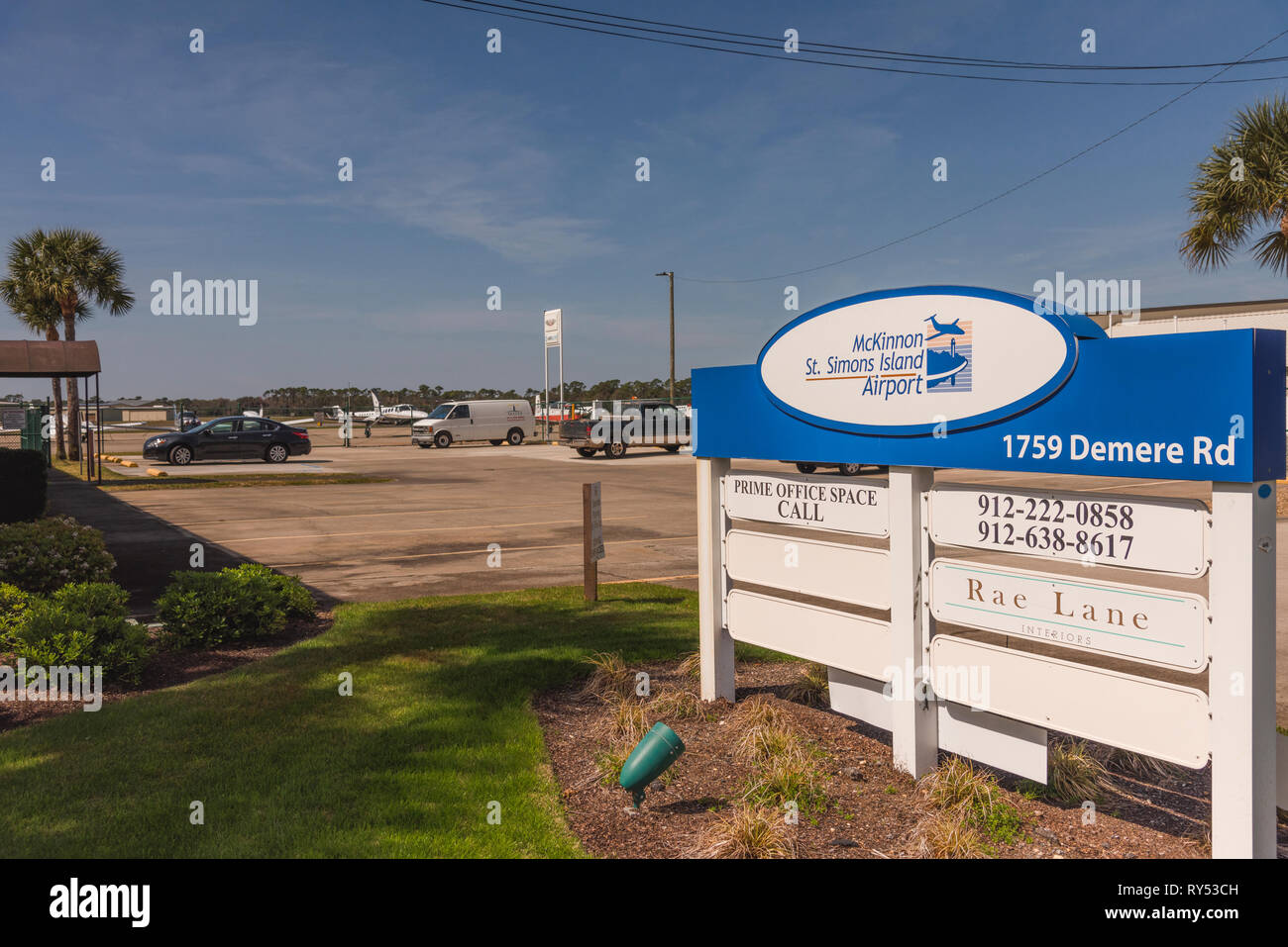 McKinnon St. Simons Island Airport USA Stock Photo Alamy