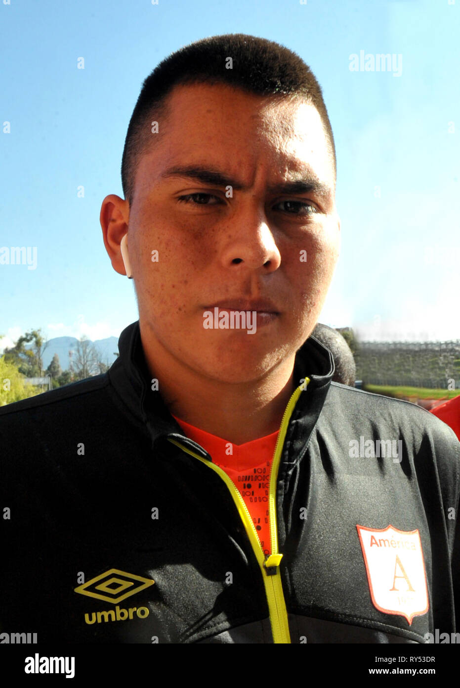 Colombian Football League Primera A -  Liga Aguila Opening Tournament 2019 /  ( America de Cali ) -  Samuel Castro Stock Photo