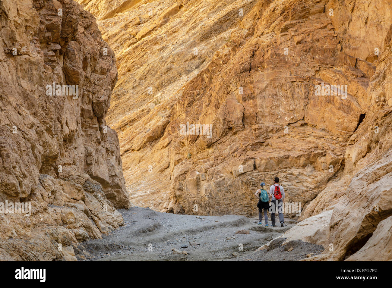 Hiking in death valley canyon hi-res stock photography and images - Alamy