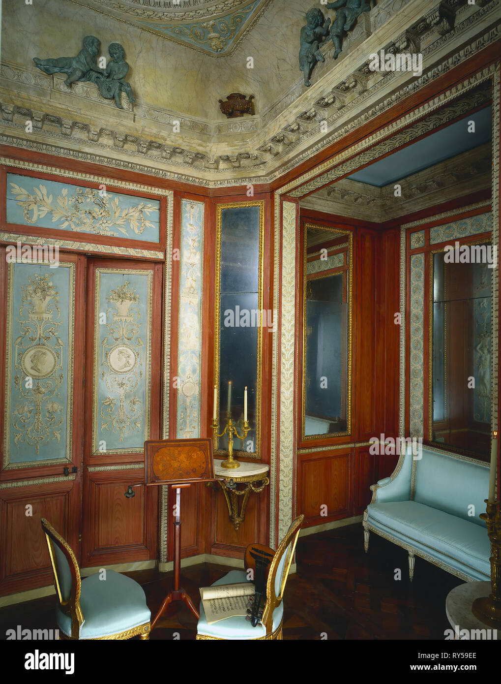 Boudoir From Hotel D Hocqueville Rouen C 1785 Attributed To