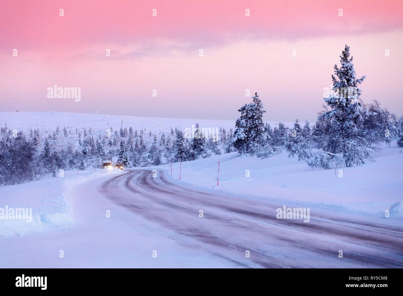 Finland, Lapland province, Inari, Saariselka Stock Photo Alamy