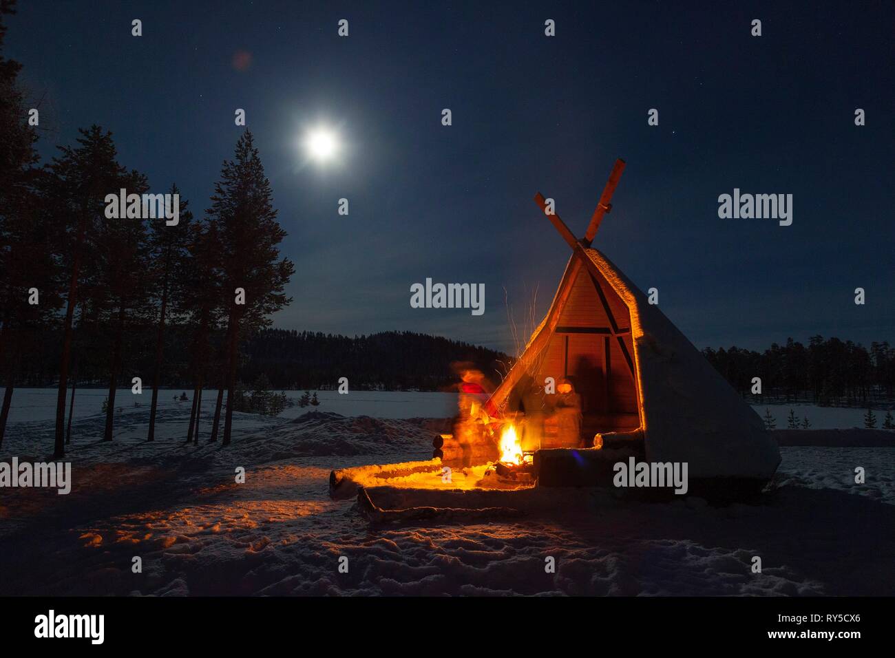 Finland, Lapland province, Sodankyla Stock Photo