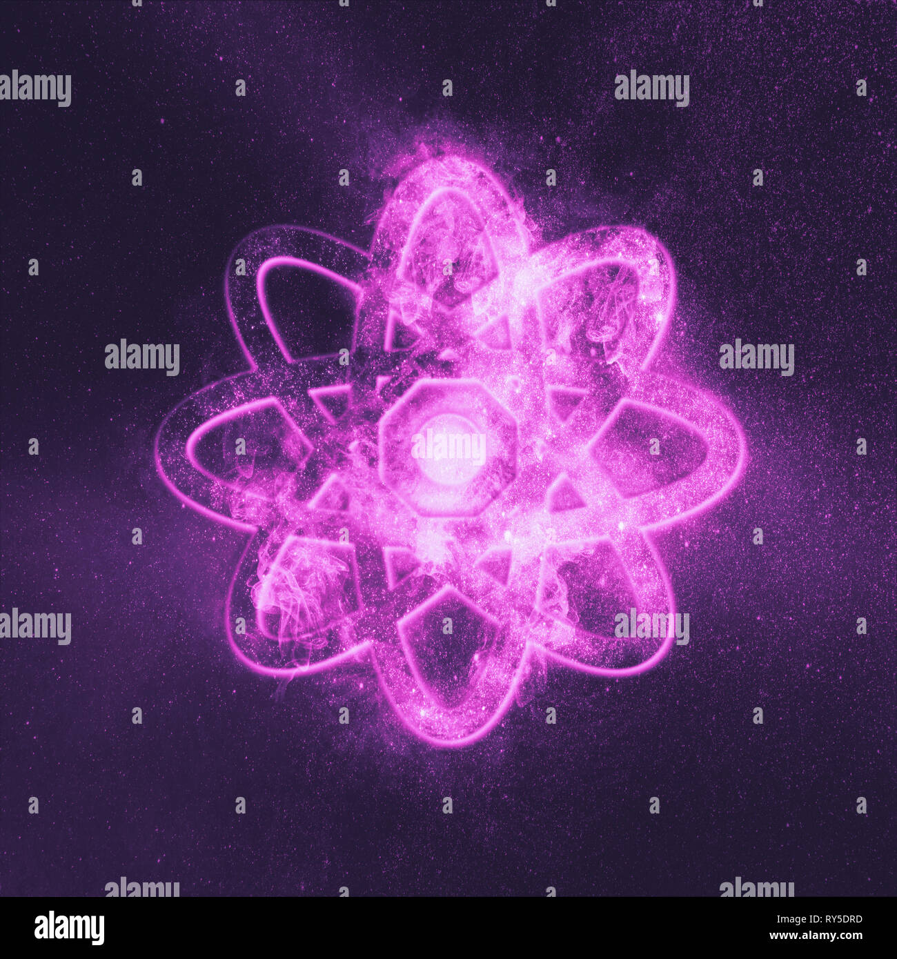 atom symbol wallpaper