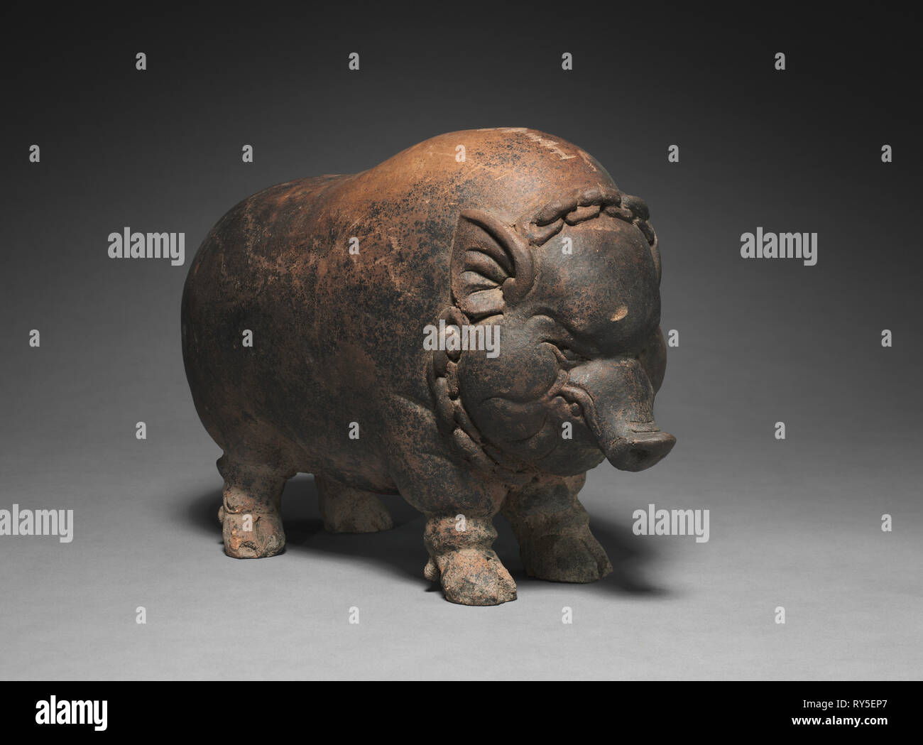 Piggy Bank, 14th15th Century. Java, Majapahit Dynasty. Terracotta