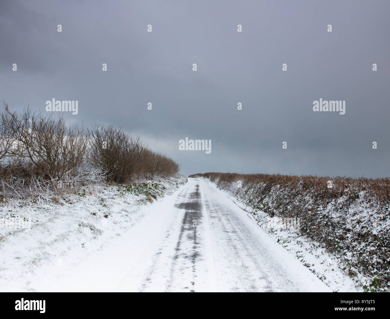 Salcombe in the snow. The beast from the east hit South Devon in 2018 ...