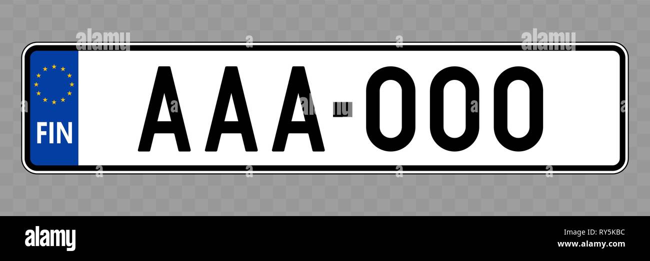 Finnish plate Stock Vector Images Alamy