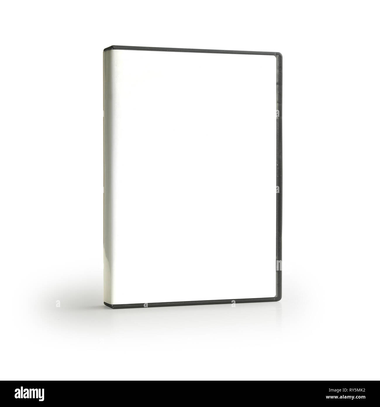Blank DVD Case Isolated on White Background Stock Photo Alamy