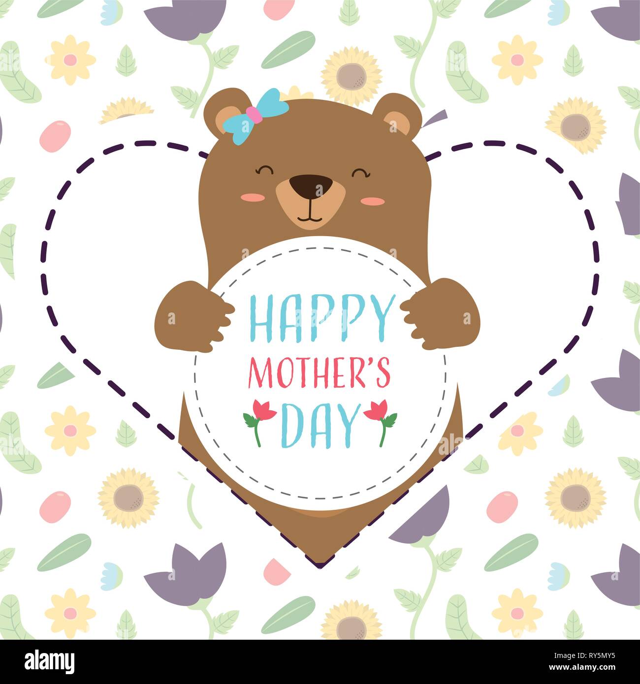 happy mothers day Stock Vector Image & Art - Alamy