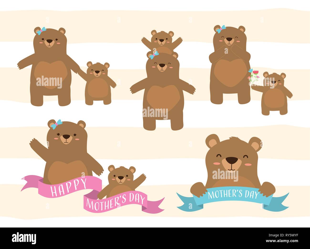 happy mothers day Stock Vector Image & Art - Alamy