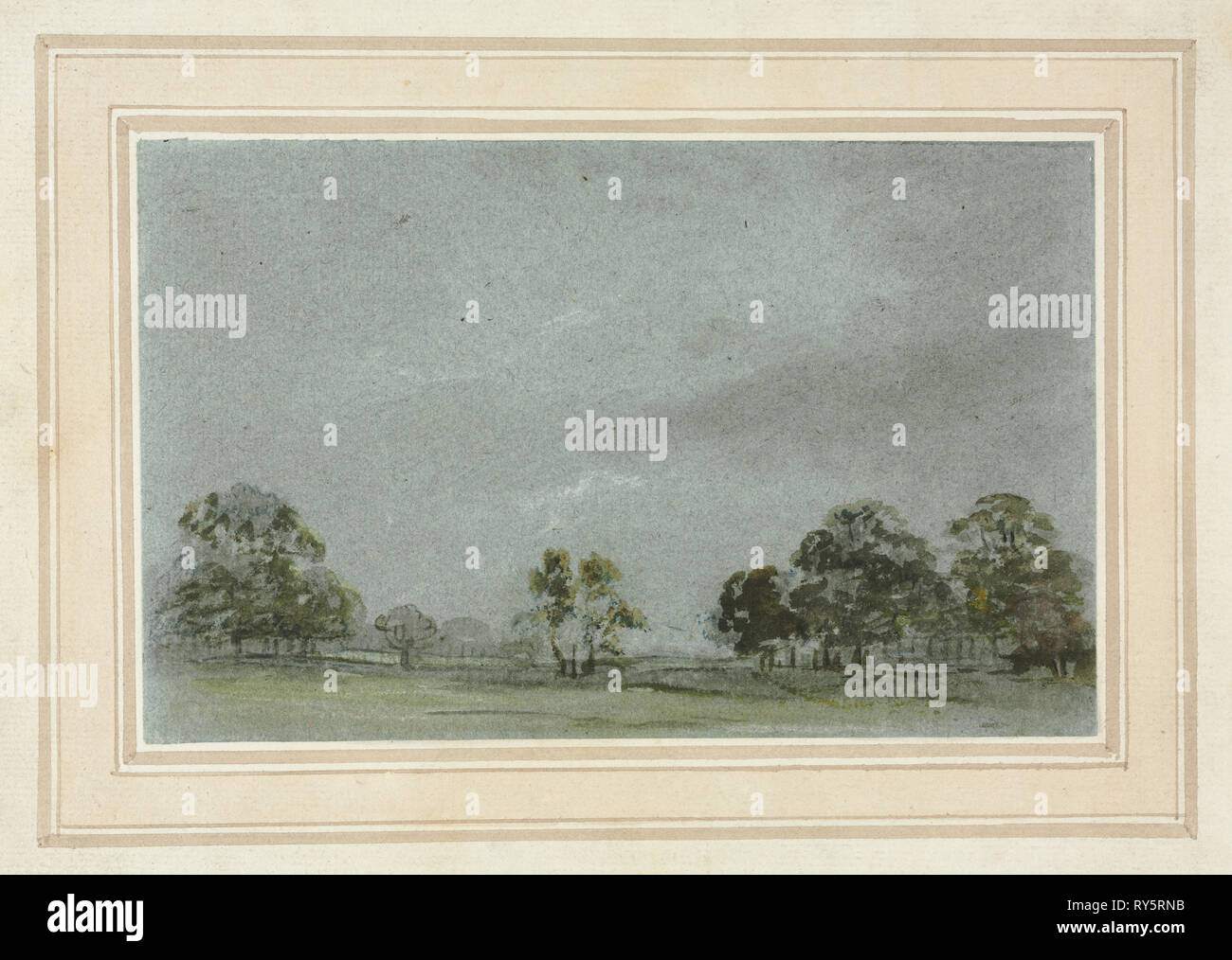 Landscape. Paul Sandby (British, 1731-1809 Stock Photo