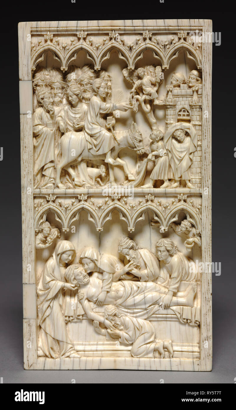 Diptych with Scenes from the Life of Christ (right wing: Entry into ...