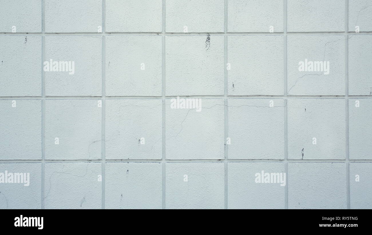 White Tile Wall Texture Stock Photo - Alamy