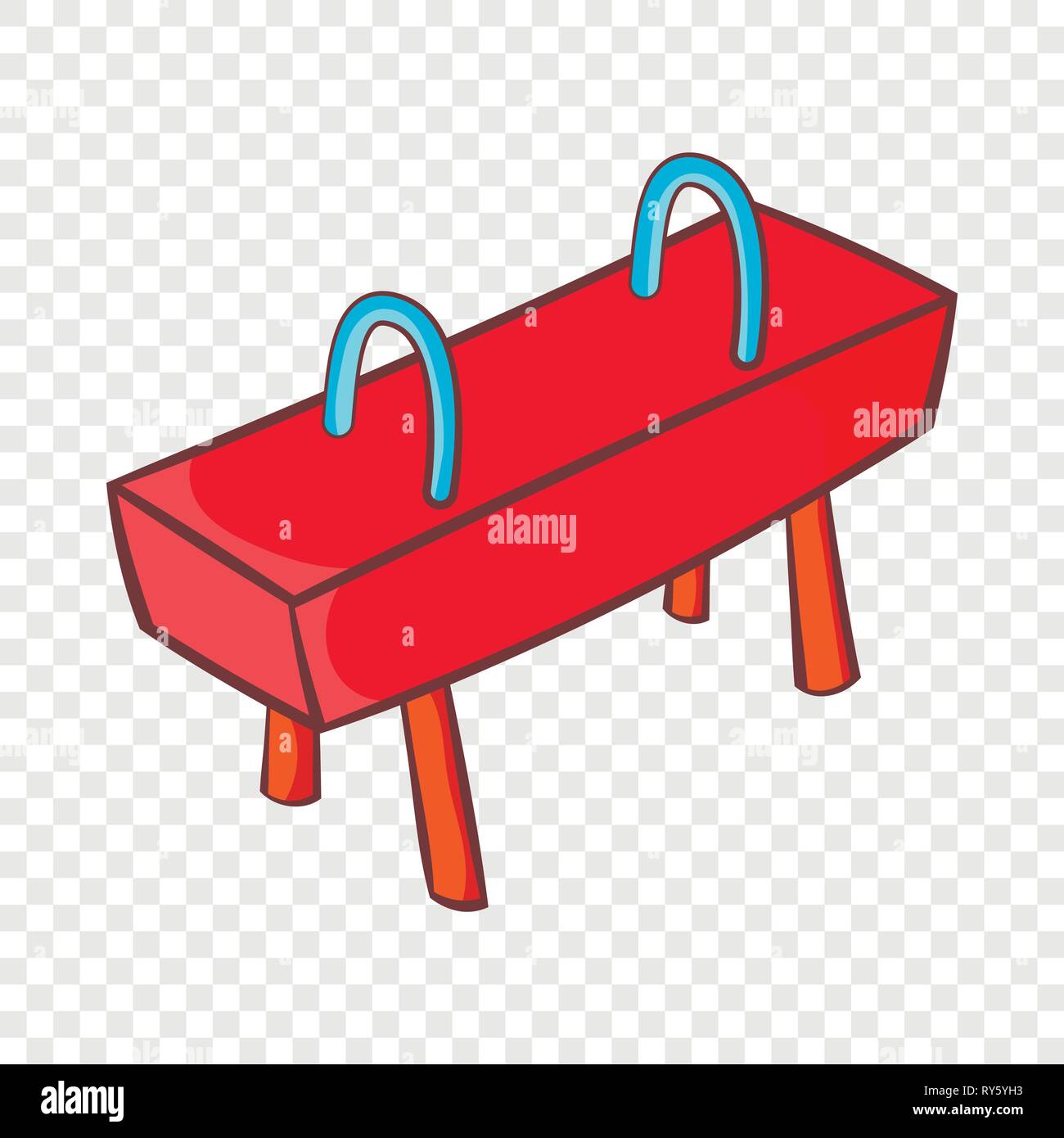 Pommel horse icon, cartoon style Stock Vector Image & Art Alamy