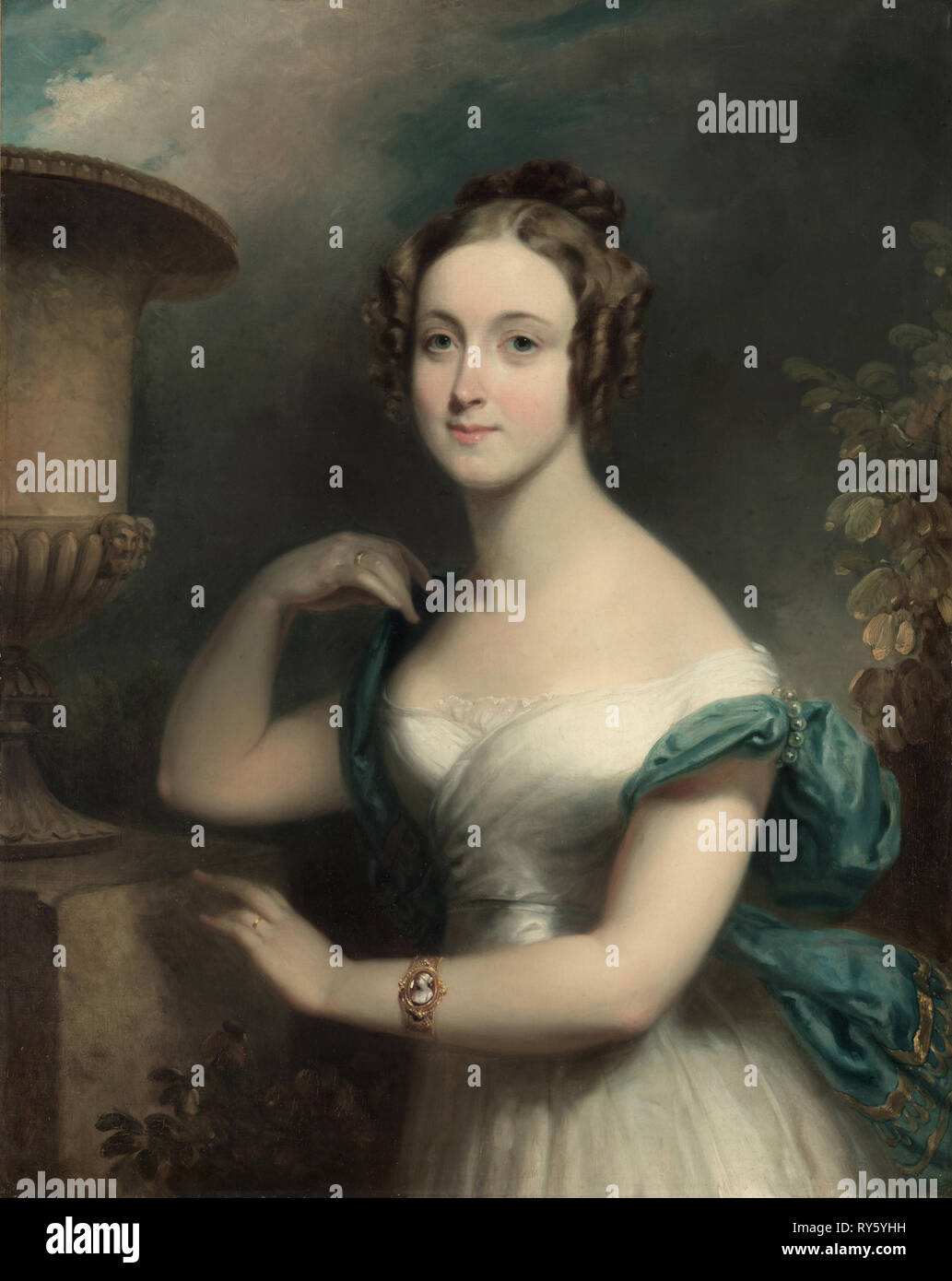 Mary Ward Betts, 1830s. Henry Inman (American, 1801-1846). Oil on canvas;  unframed: 87.7 x 69 cm (34 1/2 x 27 3/16 in Stock Photo - Alamy