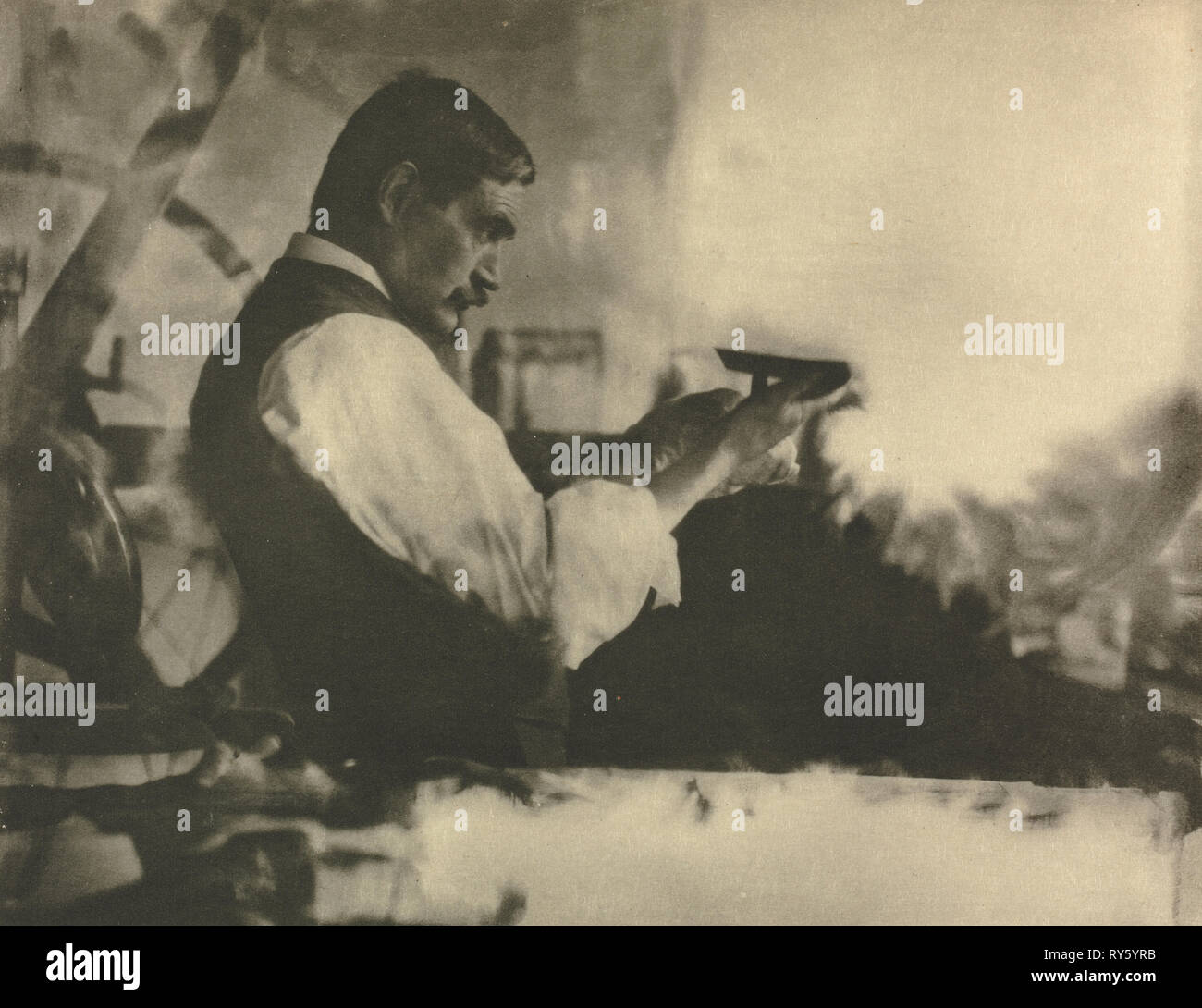 Etching printer william strang hires stock photography and images Alamy