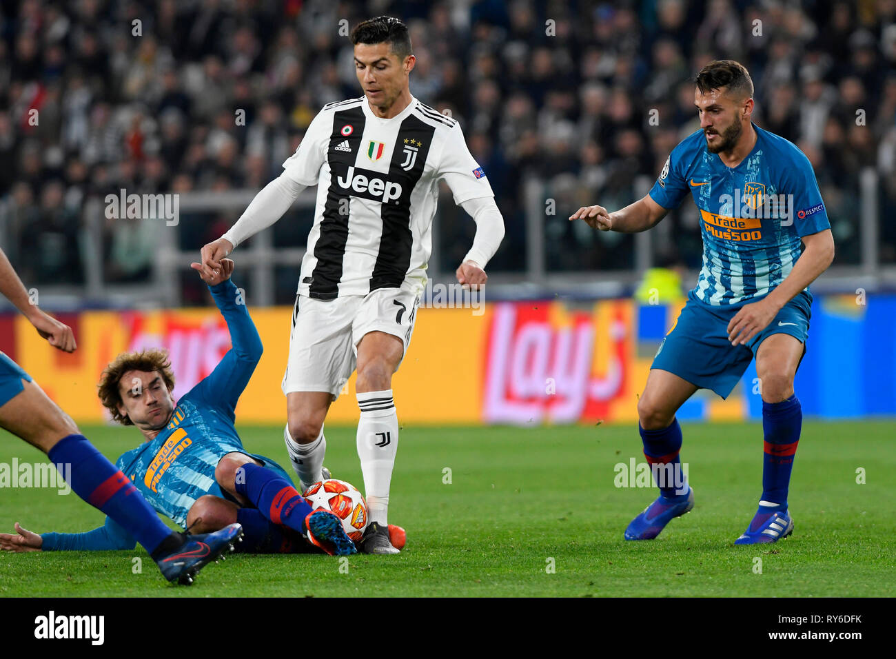 Allianz Stadium Turin Italy 12th Mar 2019 Uefa Champions League Football Round Of 16th 2nd Leg