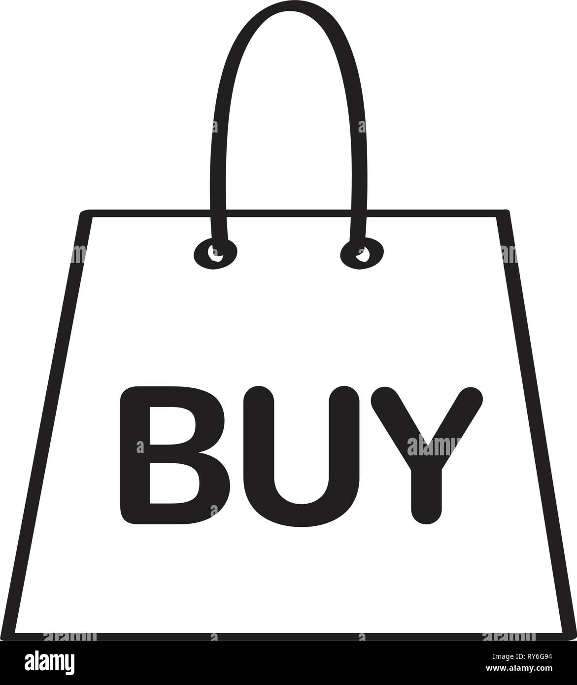 Isolated shopping bag icon Stock Vector Image & Art Alamy