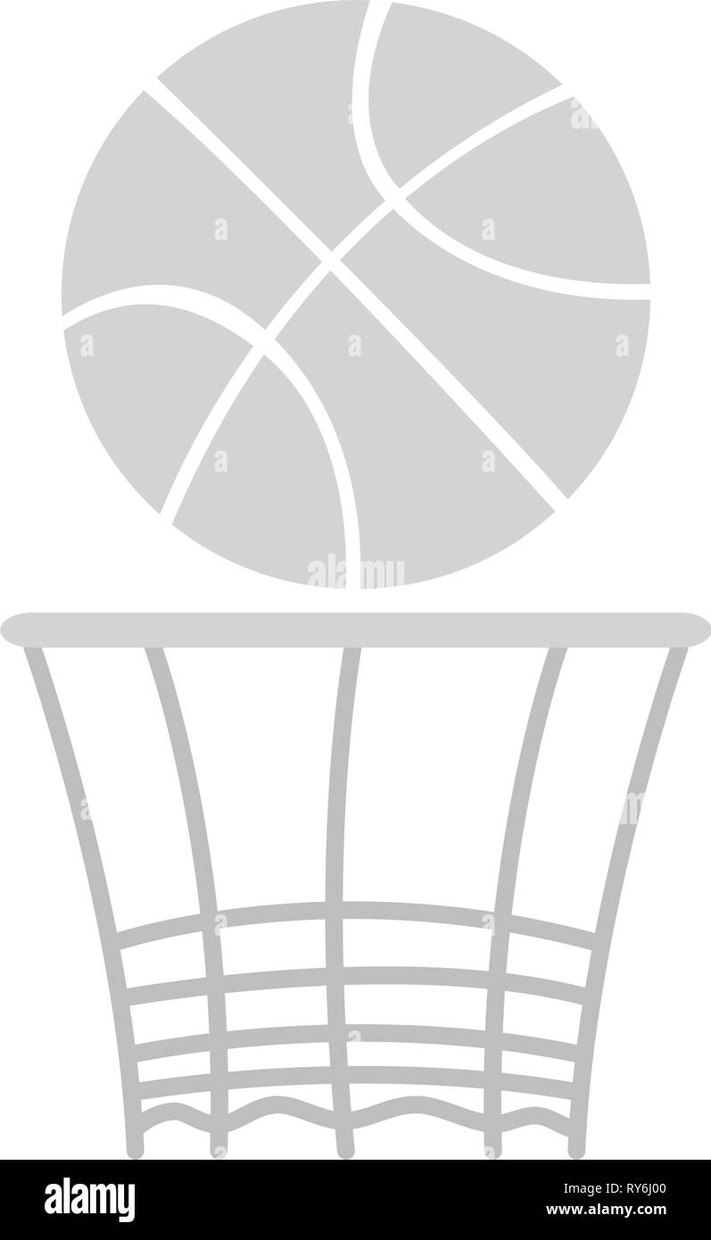 Basketball ball icon with a net Stock Vector Image & Art - Alamy
