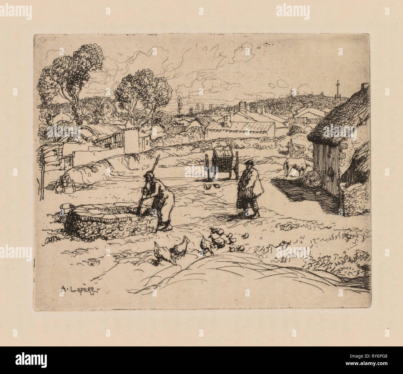 From bound volume with seven etchings hi-res stock photography and ...