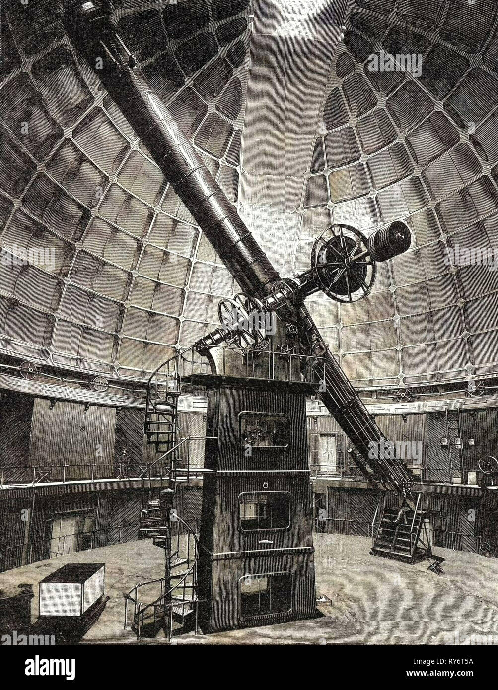 California the Largest Telescope in the World 1891 USA Stock Photo - Alamy
