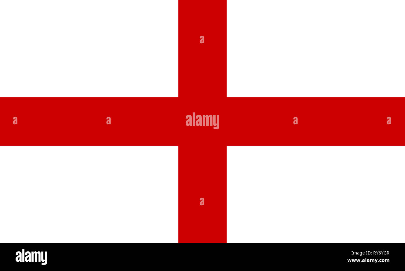 flat english flag Stock Photo