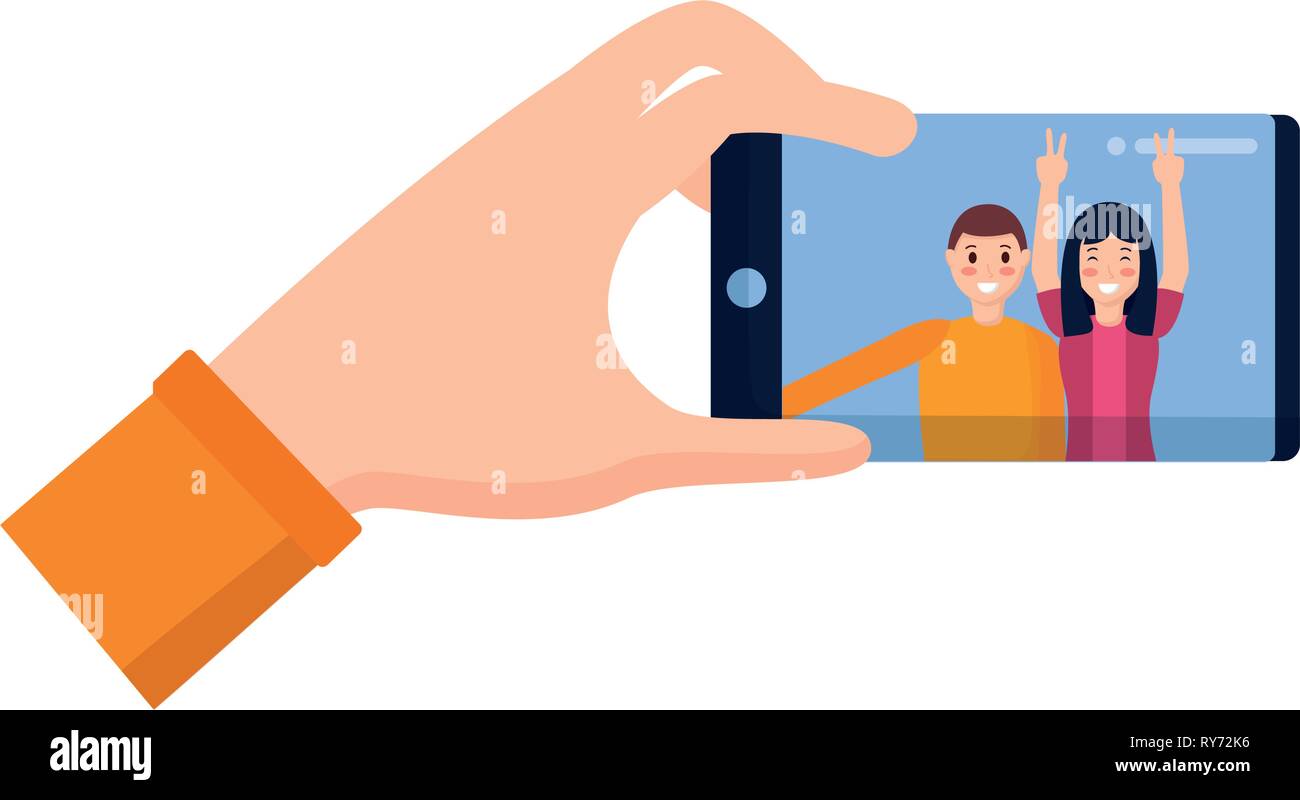 Cartoon Selfie High Resolution Stock Photography and Images - Alamy