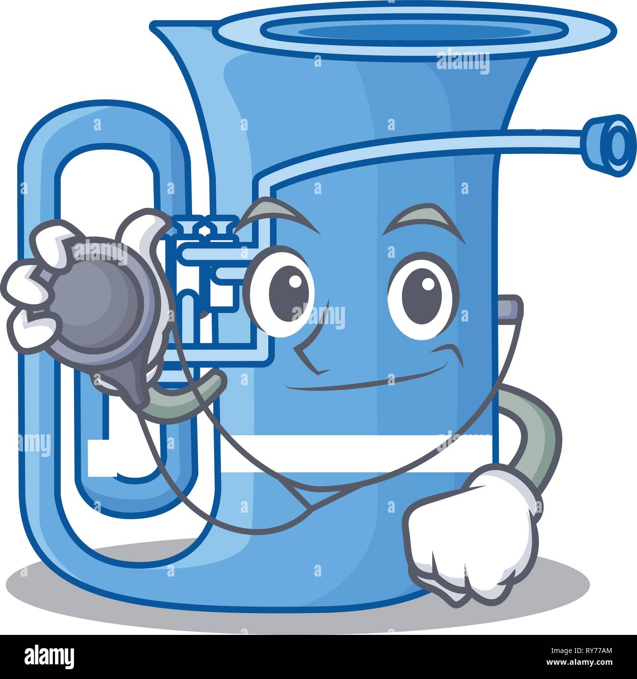 Doctor tuba in the mascot music room Stock Vector Image & Art Alamy