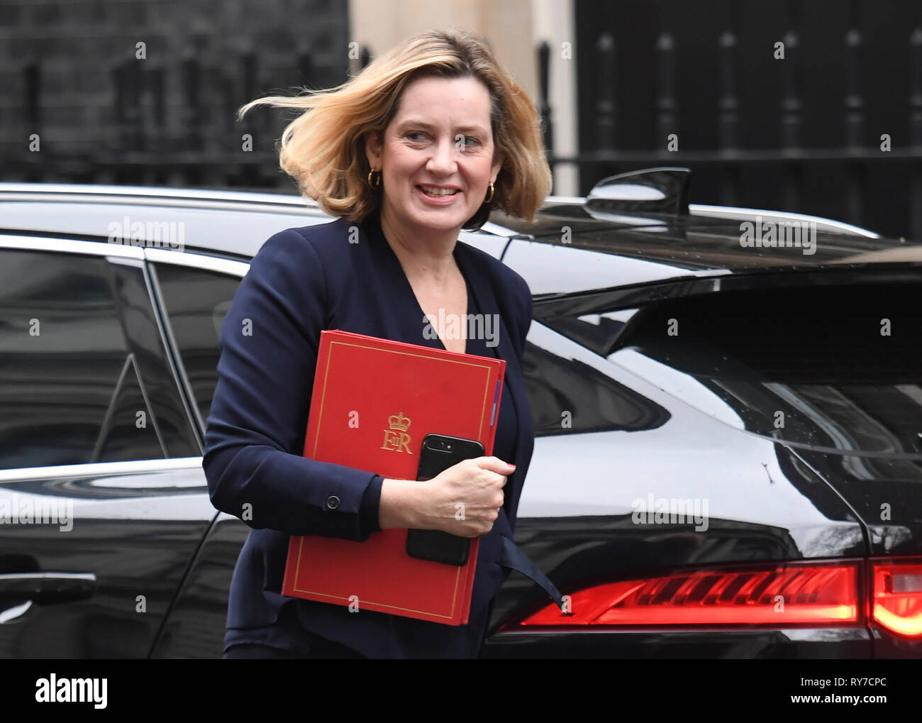 Work and Pensions Secretary Amber Rudd arrives in Downing Street ...