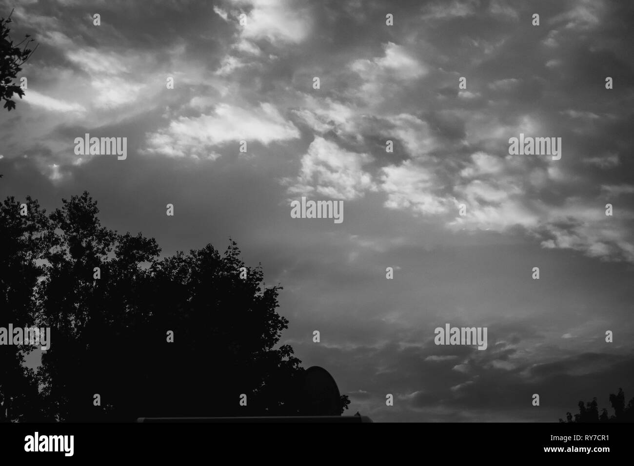 Sunset at the parking space for mobile homes Stock Photo Alamy Sunset at the parking space for mobile homes Stock Photo Alamy