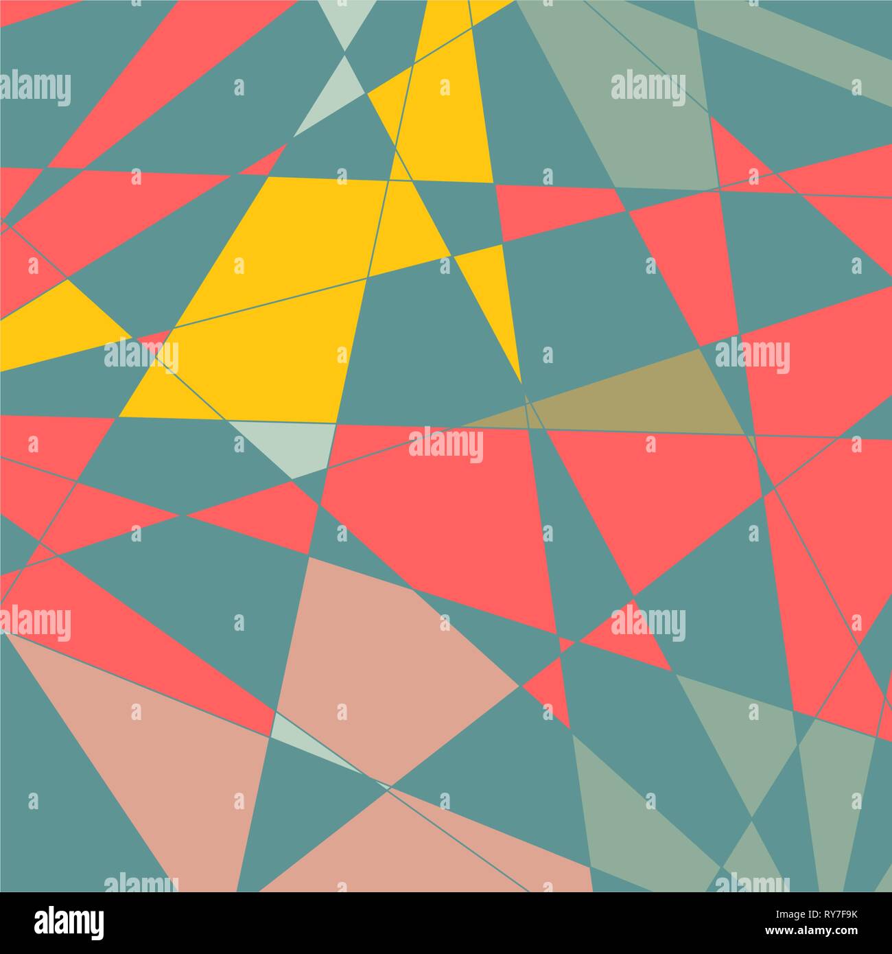 Polygonal Mosaic Background. Stock Vector