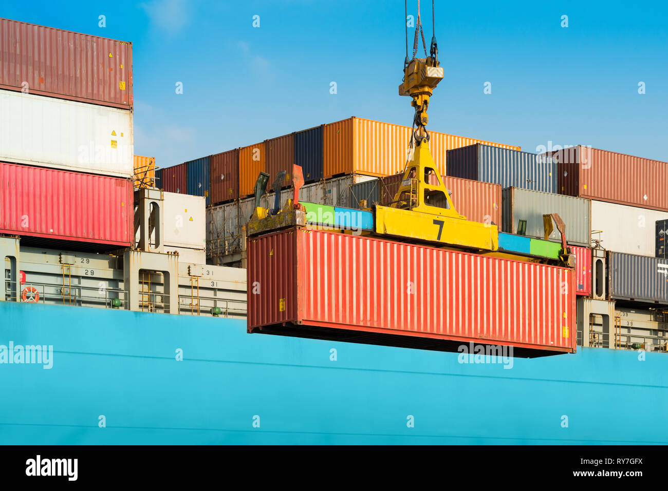 Container Ship Loading