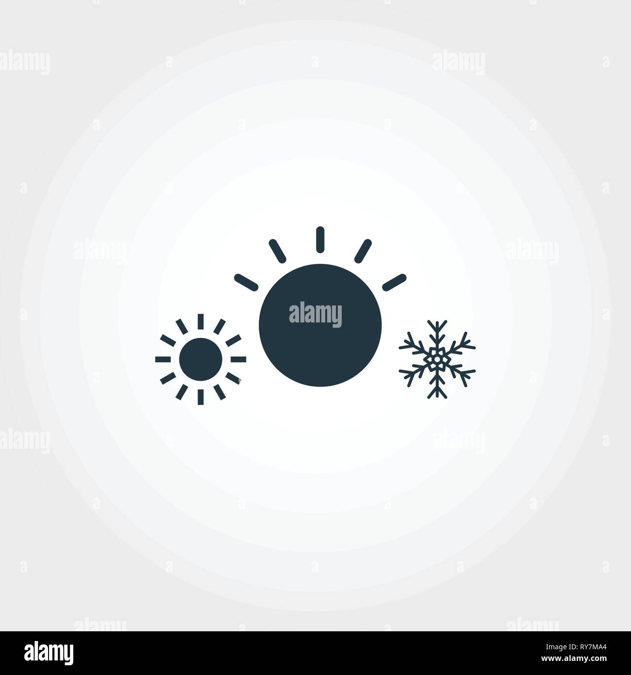 Climat Control System creative icon. Monochrome style design from urbanism icons collection. Climat Control System icon for web design, apps, software Stock Vector