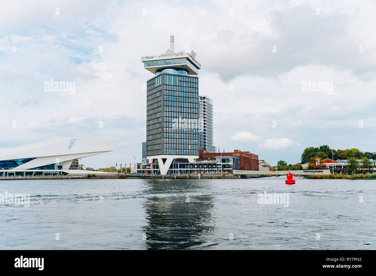 The A'dam Tower - a high building in Amsterdam with swing standing Stock  Photo - Alamy