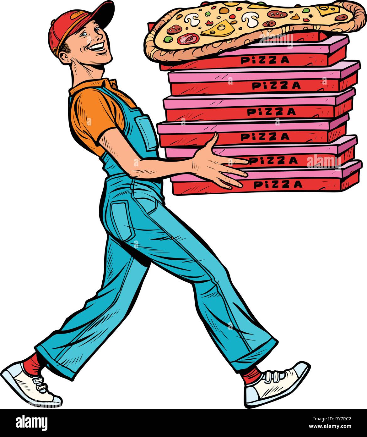 715 Boite Pizza Illustrations - Getty Images