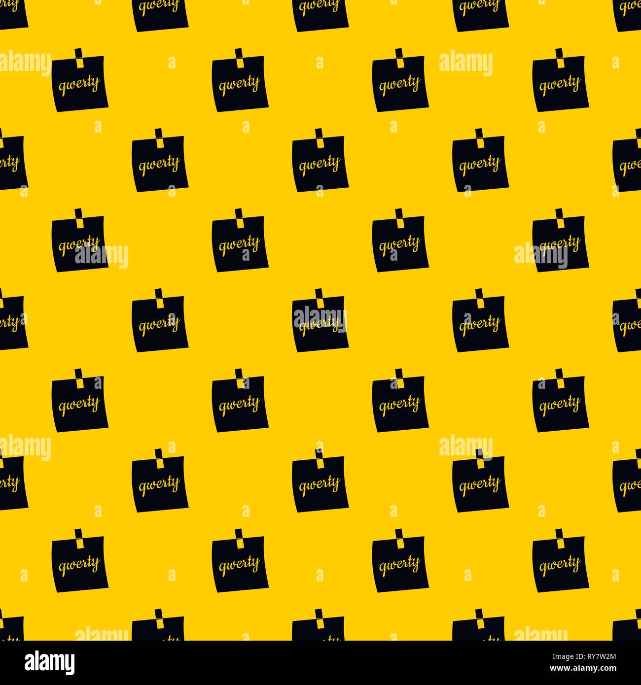 Paper sheet with text qwerty pattern vector Stock Vector Image & Art ...