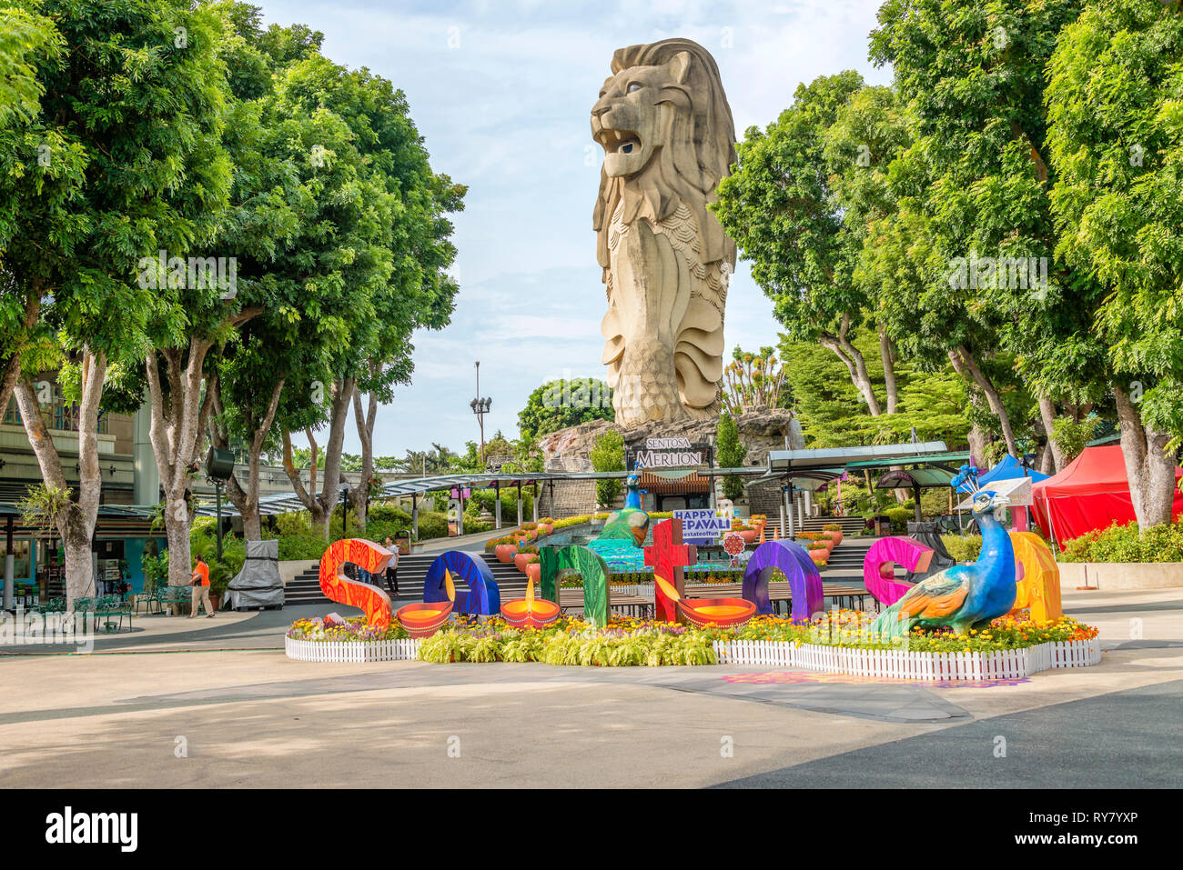 Sentosa Merlion High Resolution Stock Photography And Images Alamy