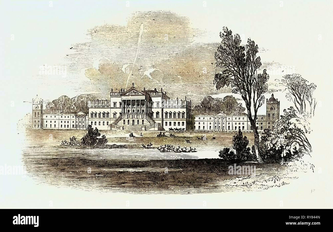 Wentworth House the Seat of the Late Earl Fitzwilliam Stock Photo Alamy