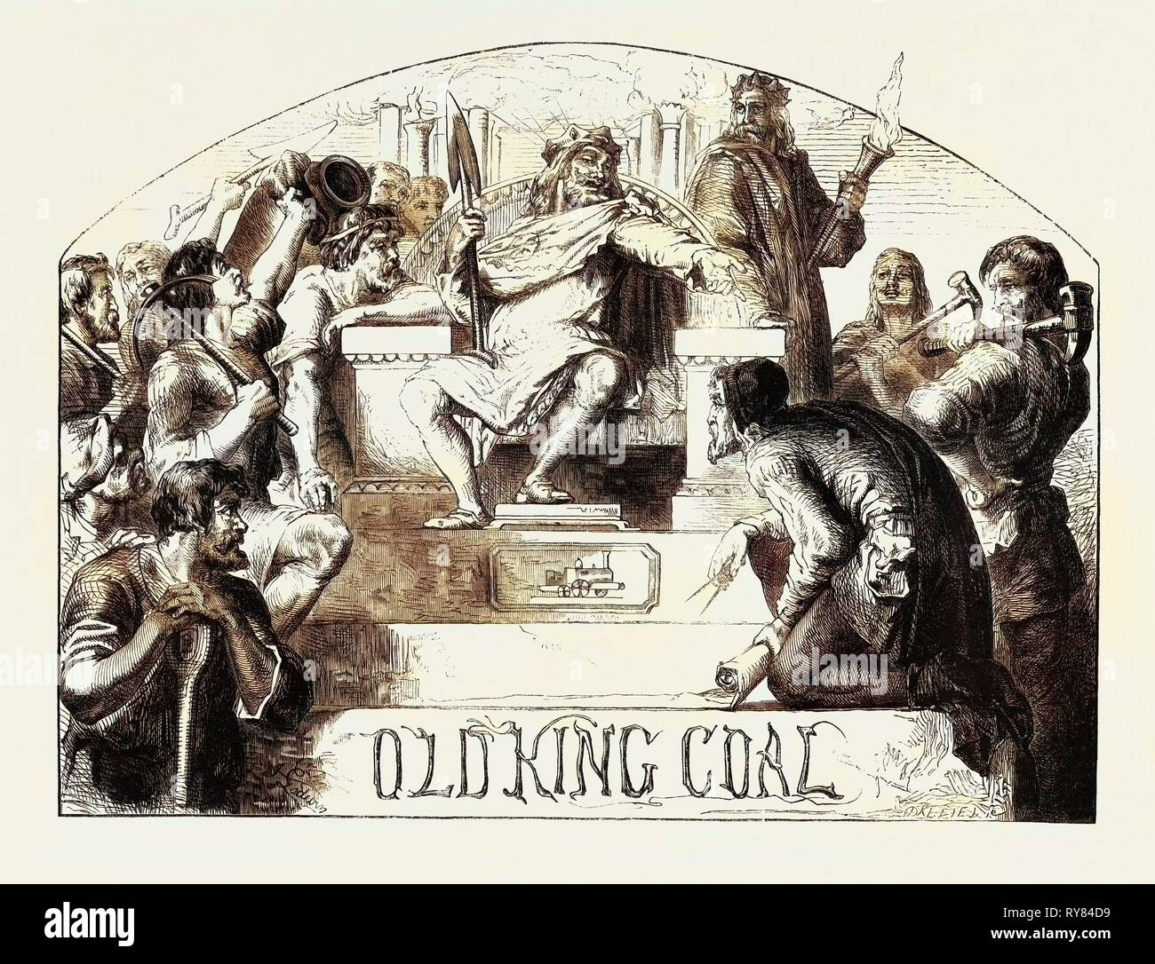 Old King Coal Stock Photo
